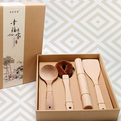 福慧原木厨具套装