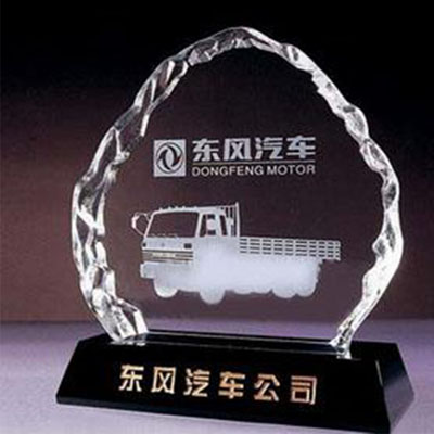 水晶内雕摆件