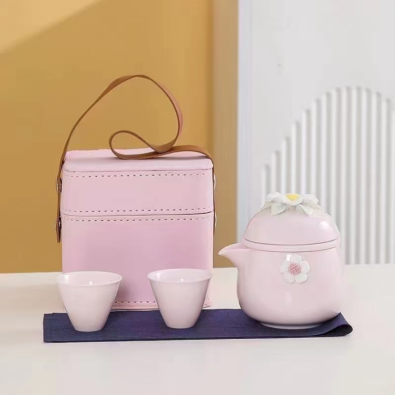 瓷语花香 梦幻樱花女士旅行茶具