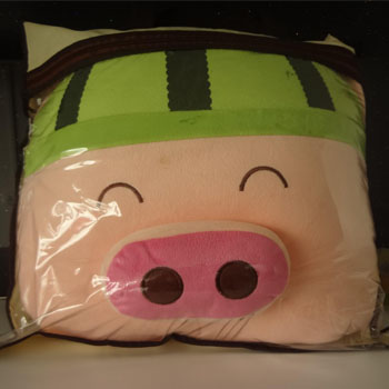 西瓜猪抱枕被